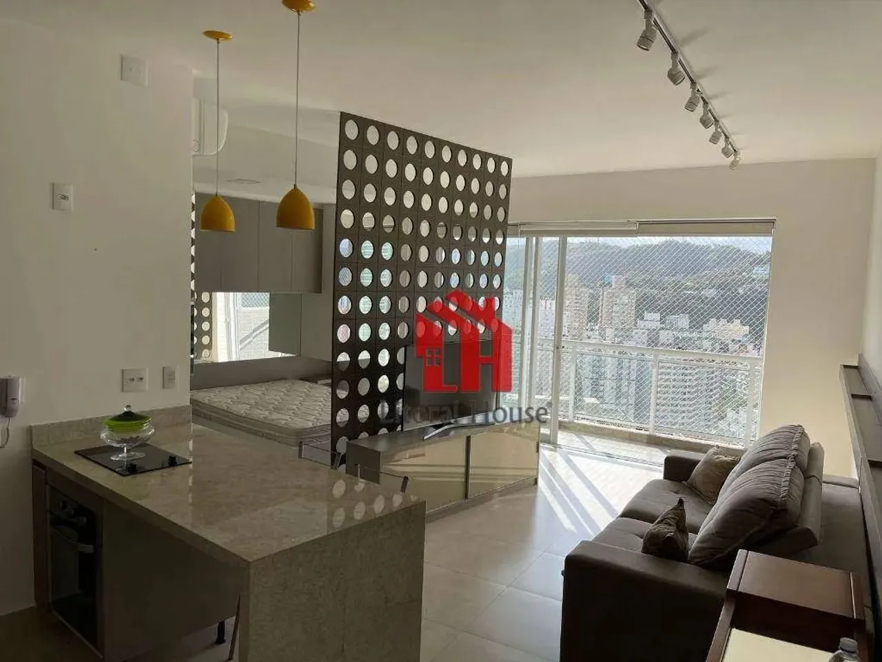 Studio com 1 dormitório para alugar, 52 m² por R$ 5.800,01/mês - Pompéia - Santos/SP
