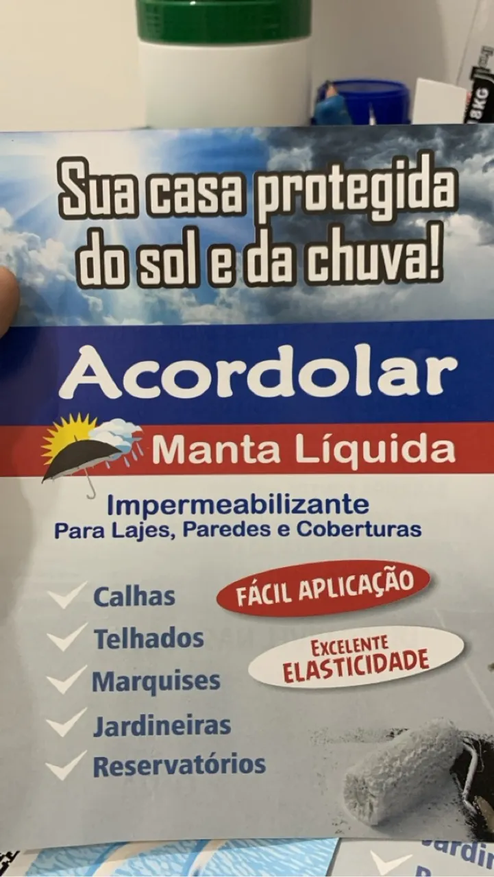 Manta Líquida Acordolar - Impermeabilizante