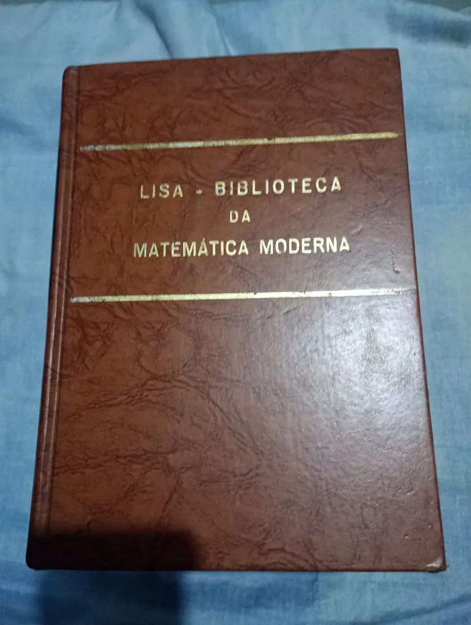 Enciclopédia 05 livros de matemática antigo * ano 1971