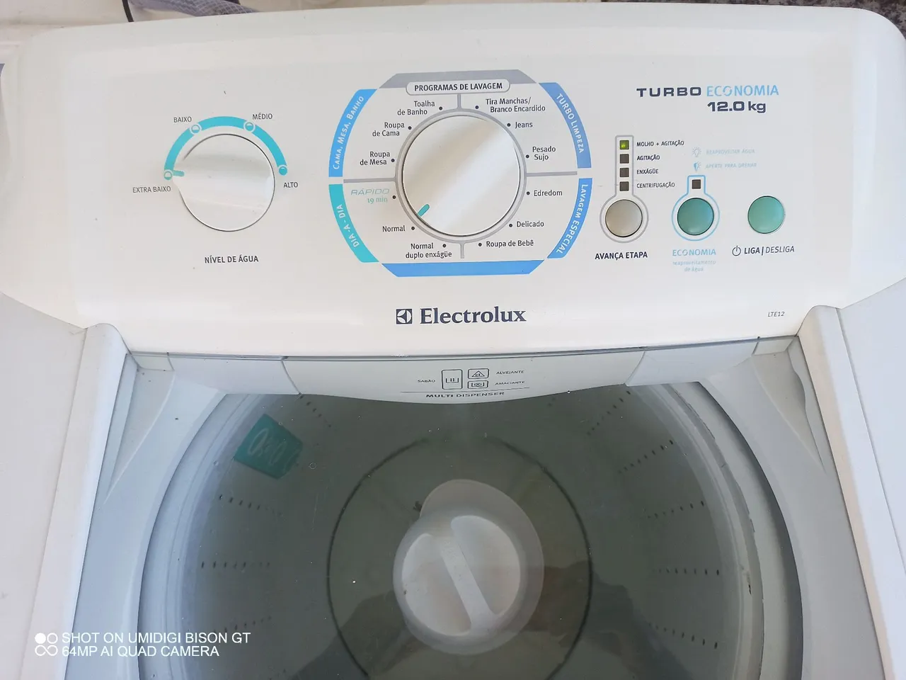 Lavadora Electrolux Turbo Economia 12kg