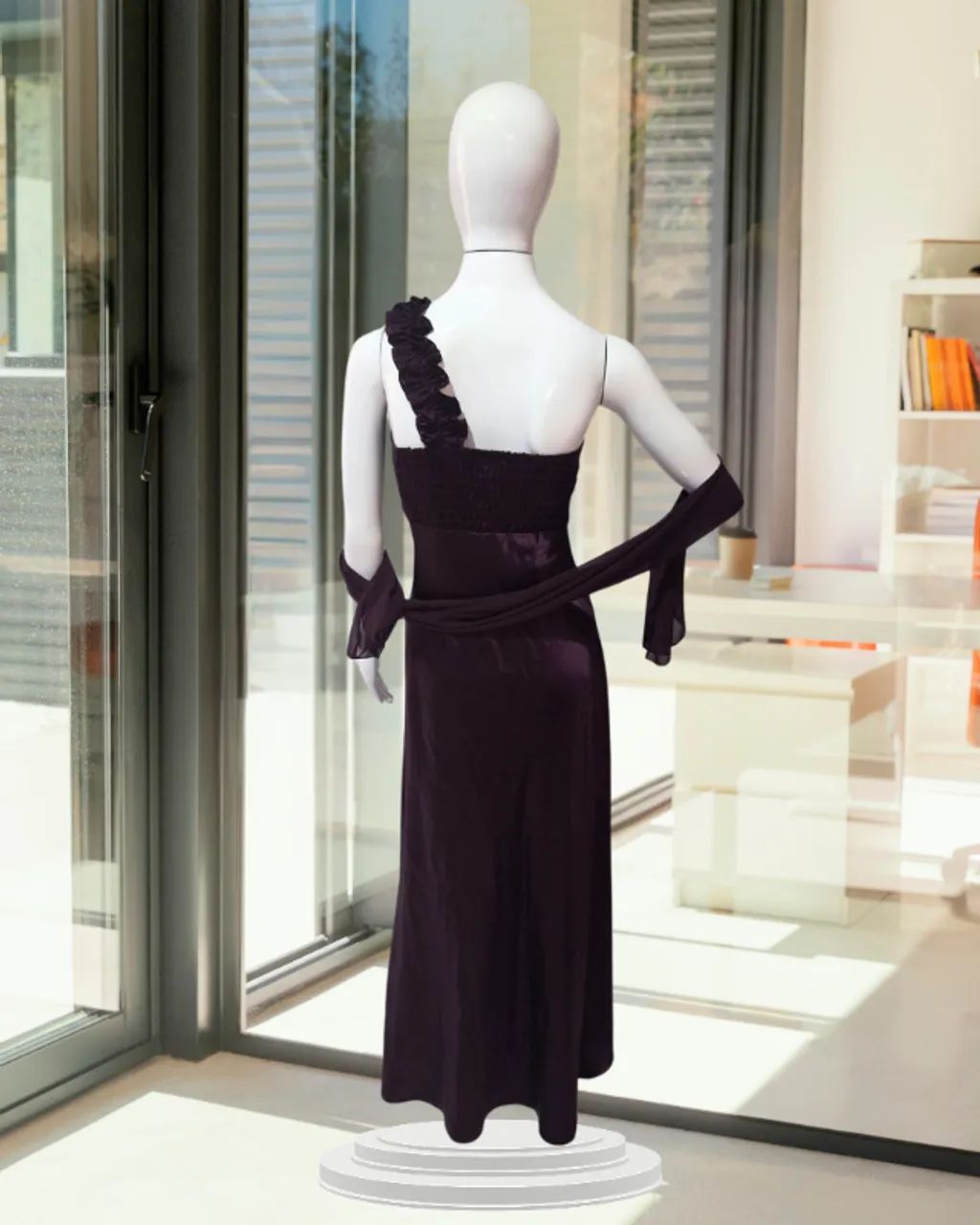 Vestido Longo de Festa com Alça Única - Foto 2