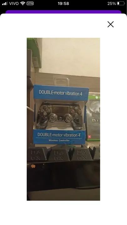 Controle PS4 DualShock 4 - Vibração Dupla