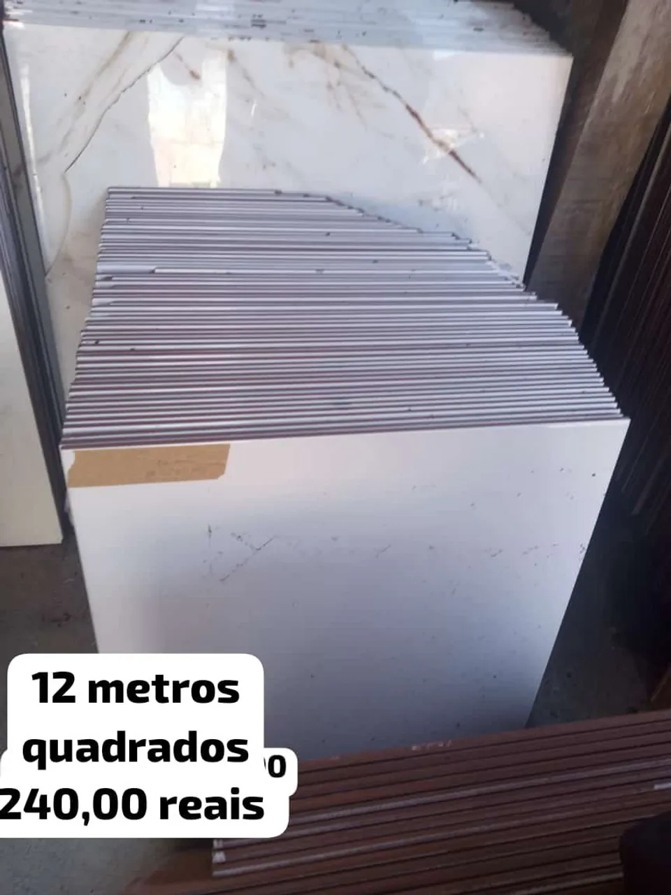 Porcelanato 12 metros quadrados