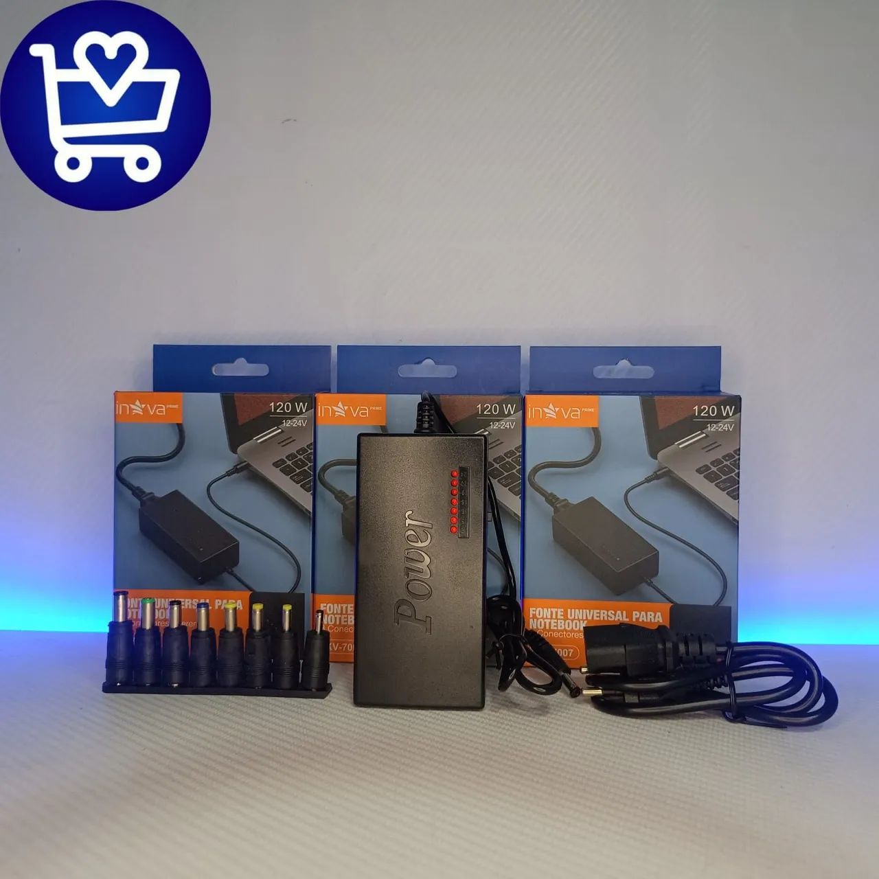 Fonte Universal para Notebook Inova Prime 120W - Foto 3