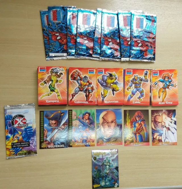 118 Cards Marvel Heroes Topps 2001 + 6 Cards Brinde Veja - Foto 5