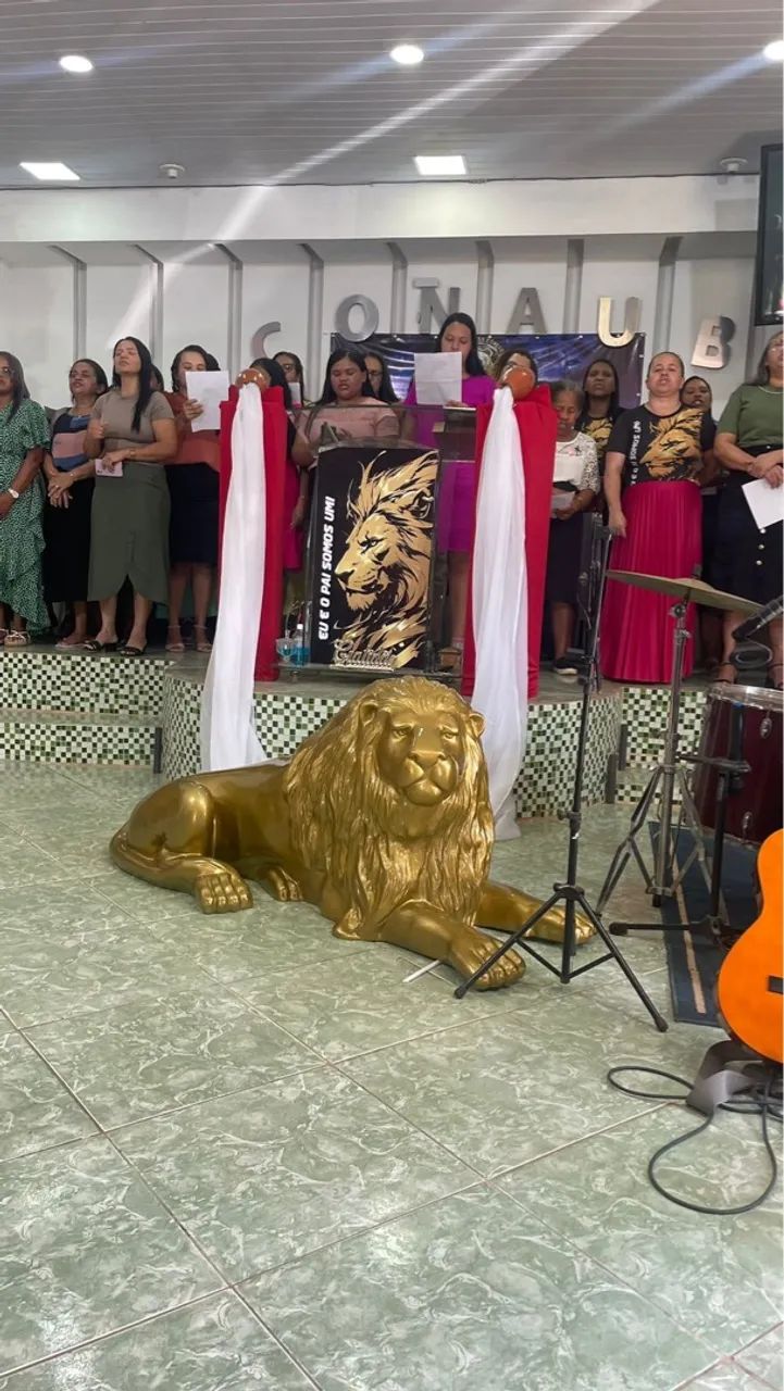 ESCULTURA LEÃO  - Foto 4