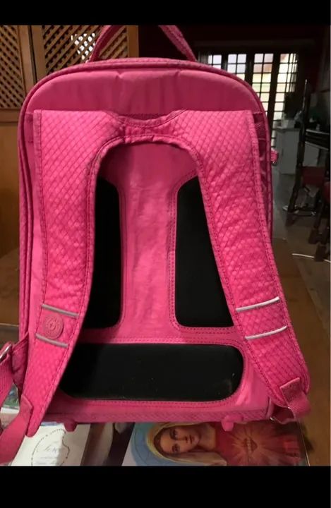 Mochila de Rodinhas Rosa Kipling - Foto 2