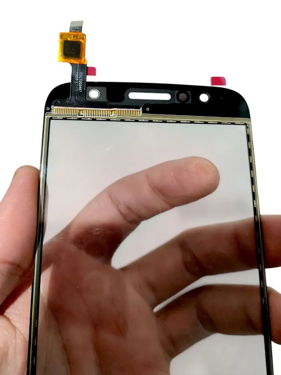 Vidro Touch Moto Moto G5s Plus XT1803 XT1804 XT1805 XT1806 - sem Display LCD - Cor Preto  - Foto 2