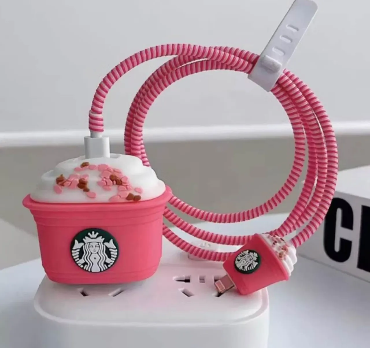 Capa de carregador Kit Com 3 peças para celular fonte fio Personalizados para fonte