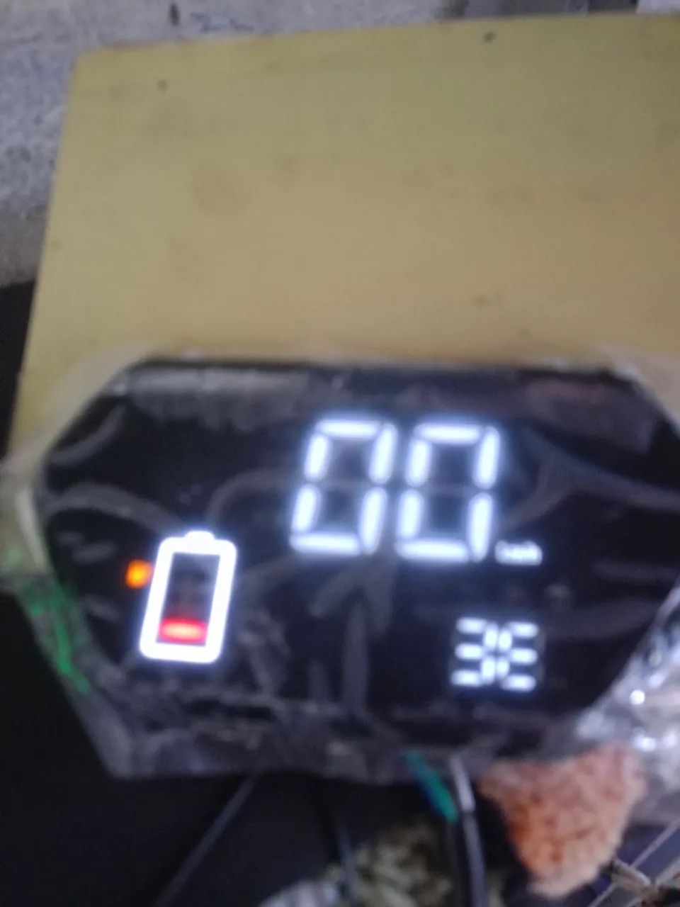 Painel digital para Moto elétrica.