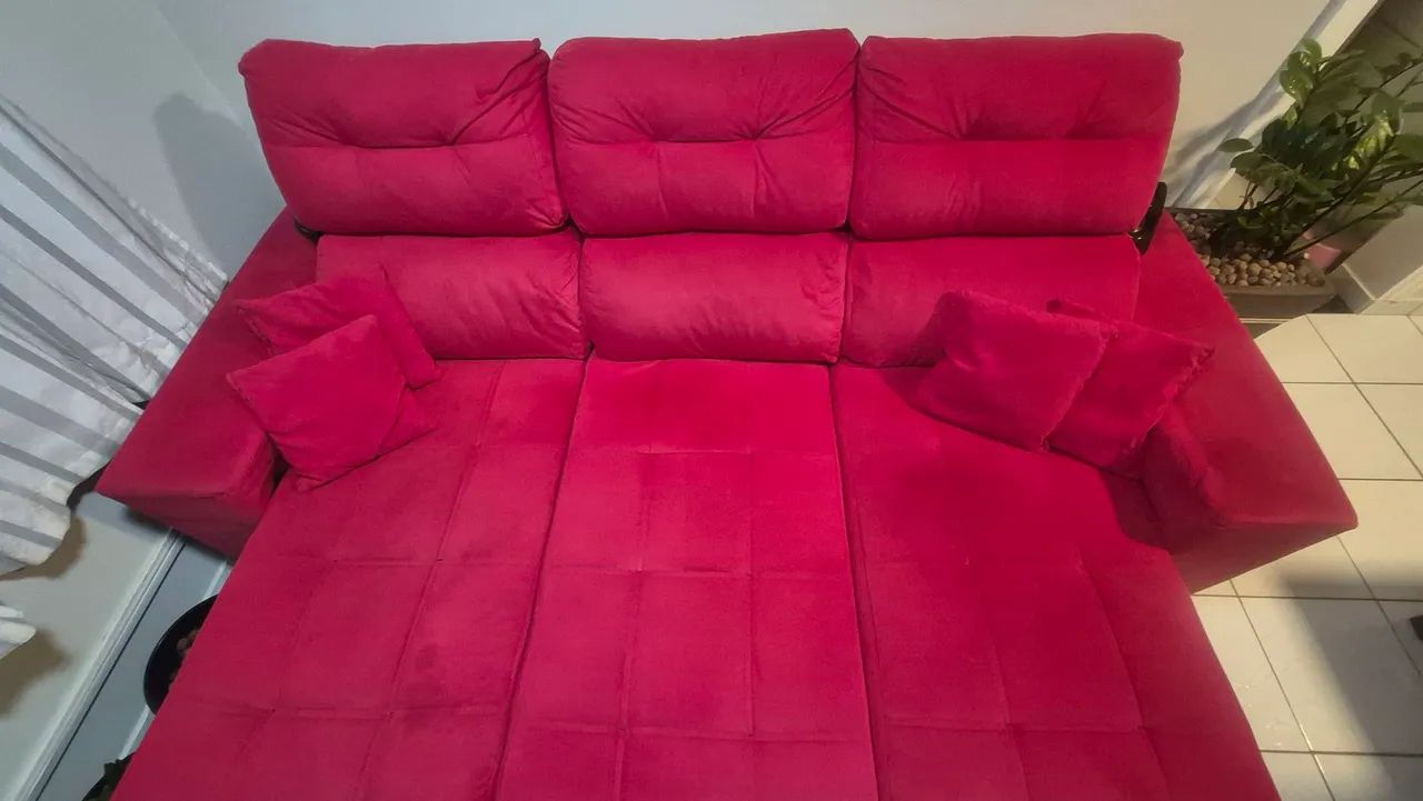 Sofá retrátil e reclinável 2,50Mt64352545387779122