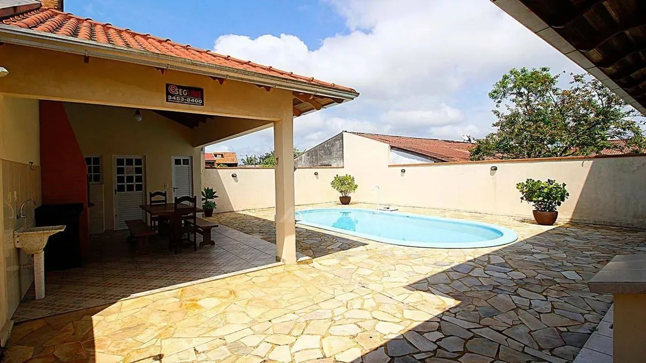 Casa com 4 dormitórios para alugar, 180 m² por R$ 950,00/dia - Coroados - Guaratuba/PR - Foto 3