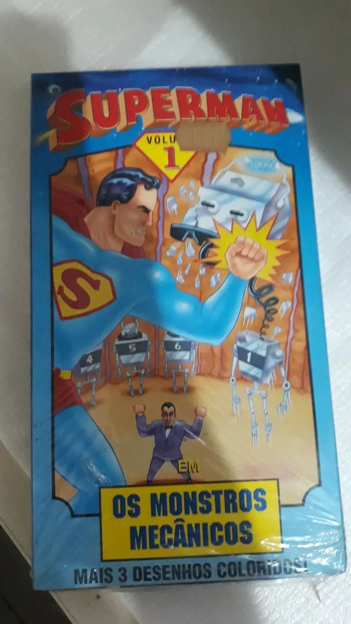 VHS Superman - Os Monstros Mecânicos - LACRADA
