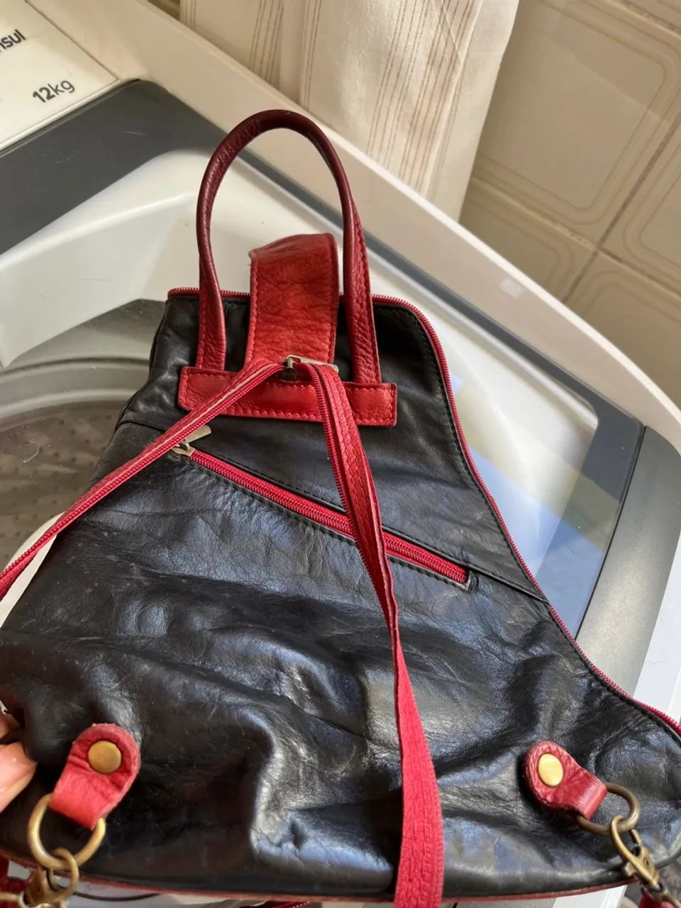 Bolsa de couro Italiana  - Foto 2