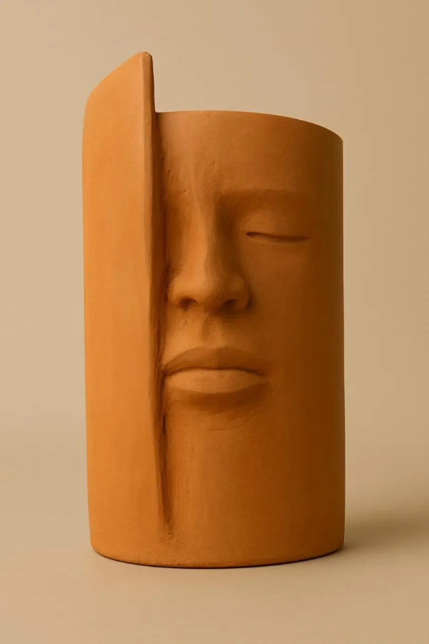 Vaso barro para planta