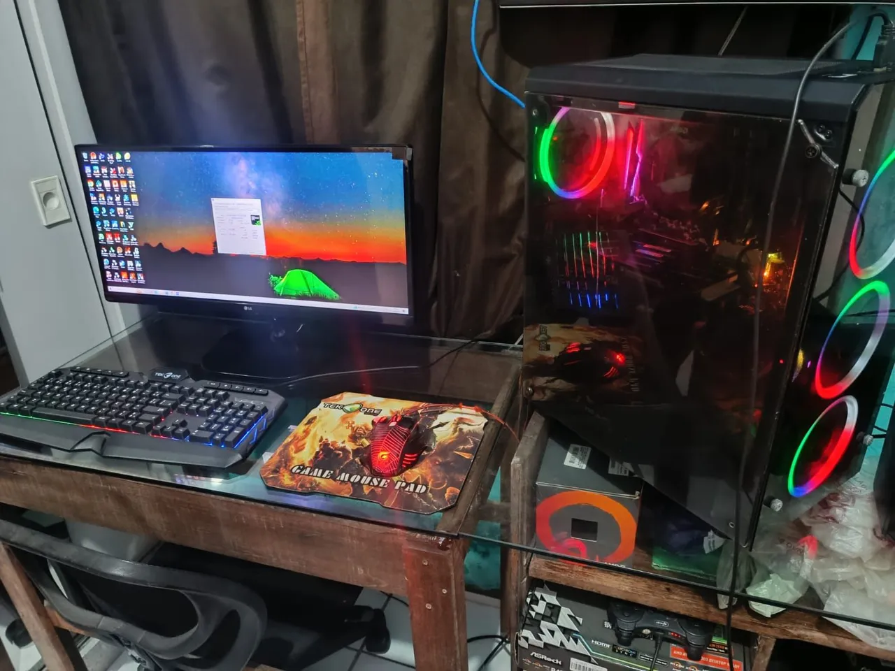 PC Gamer com LED RGB - Desempenho Imbatível