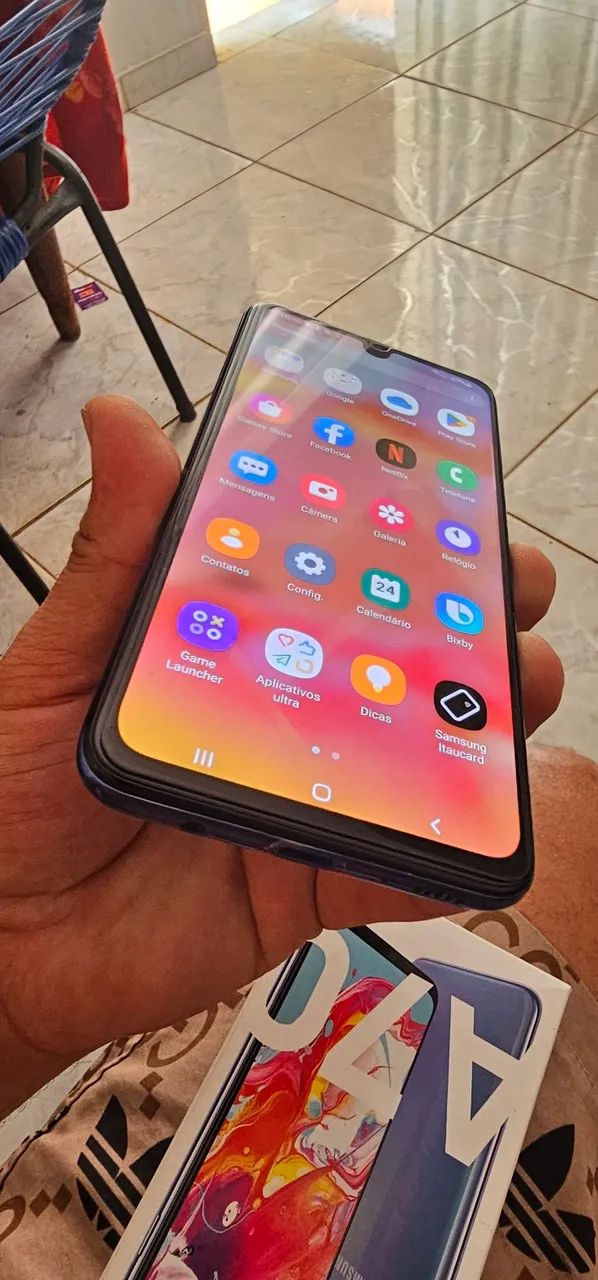 Vendo celular a70 128gb não faço menos - Foto 4