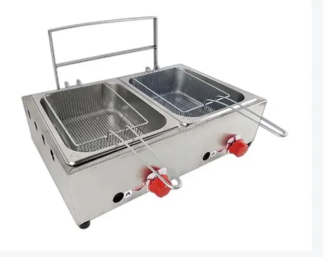 Fritadeira Profissional a gás 10L 2 Cubas Cefaz Baixa pressão - Foto 2
