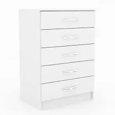 Cômoda 5Gvs Evidência Branco - Entrega Rápida! 