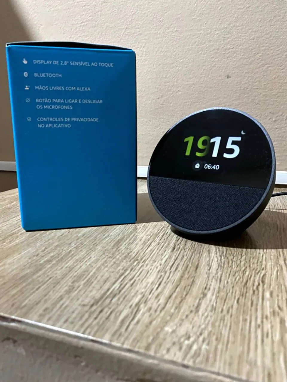 Echo Spot com Alexa 2024 (NÃO ENVIO)