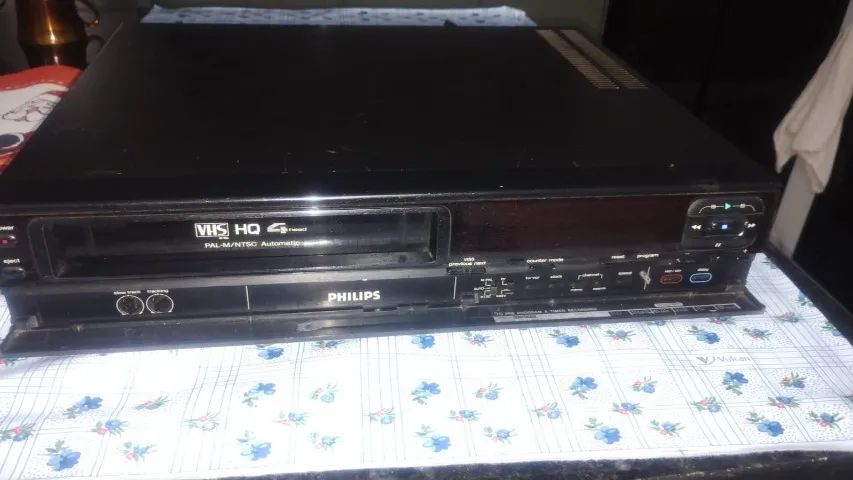 SUCATA VÍDEO CASSETE PHILIPS VR6558 PARA PEÇAS - Foto 2