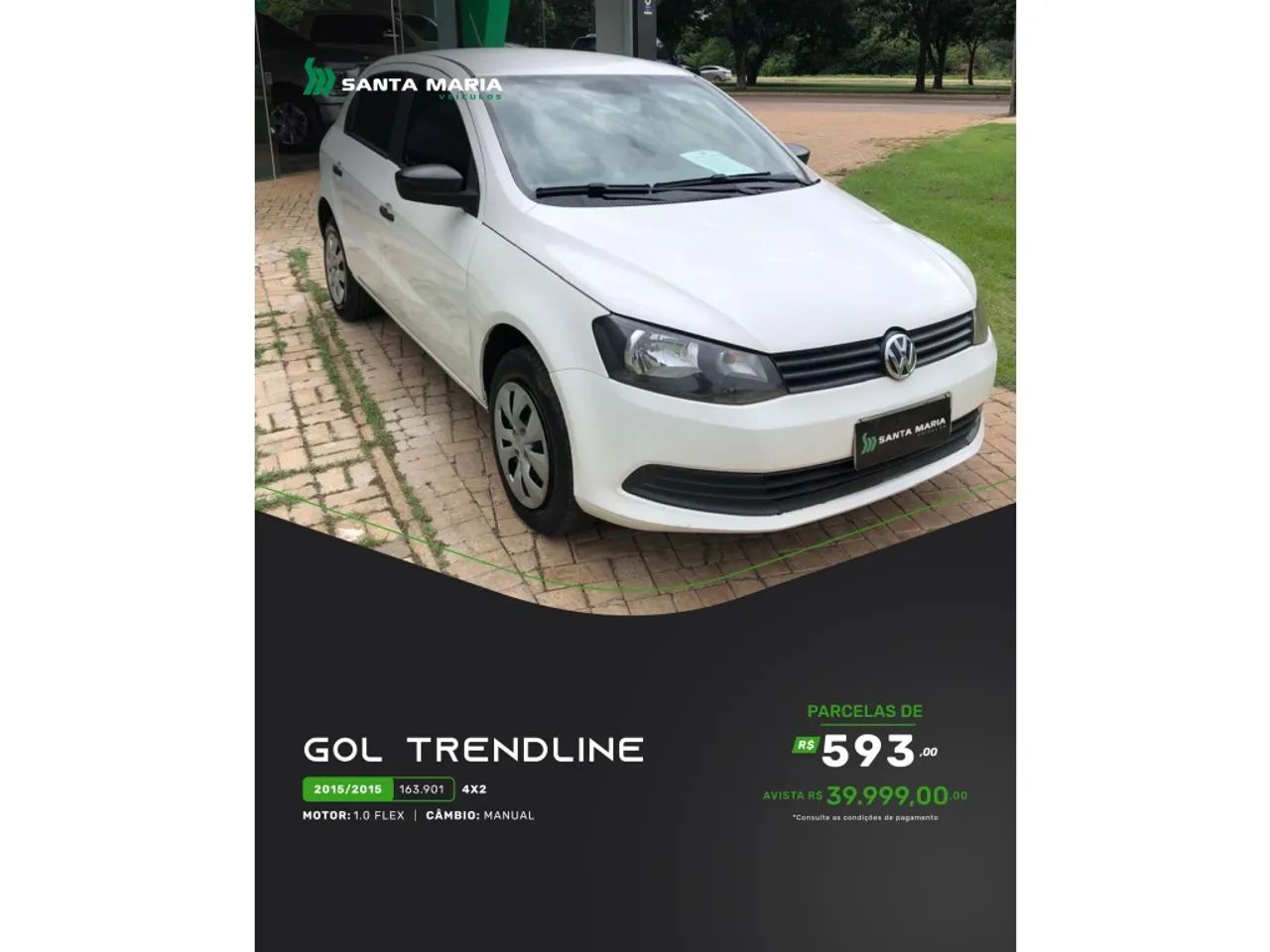Volkswagen Gol 2015 1.0 mi trendline 8v flex 4p manual