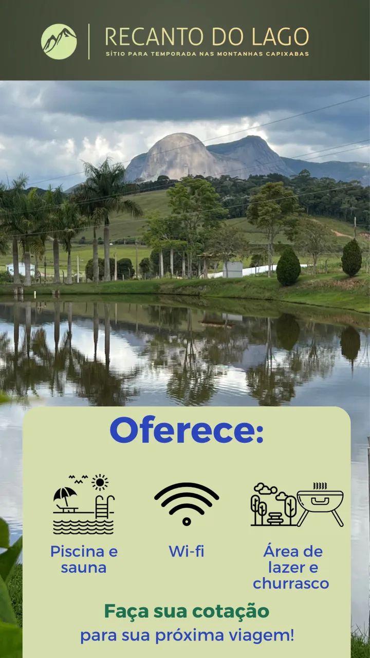 Recanto do Lago - aluguel por temporada nas montanhas capixabas - Foto 9
