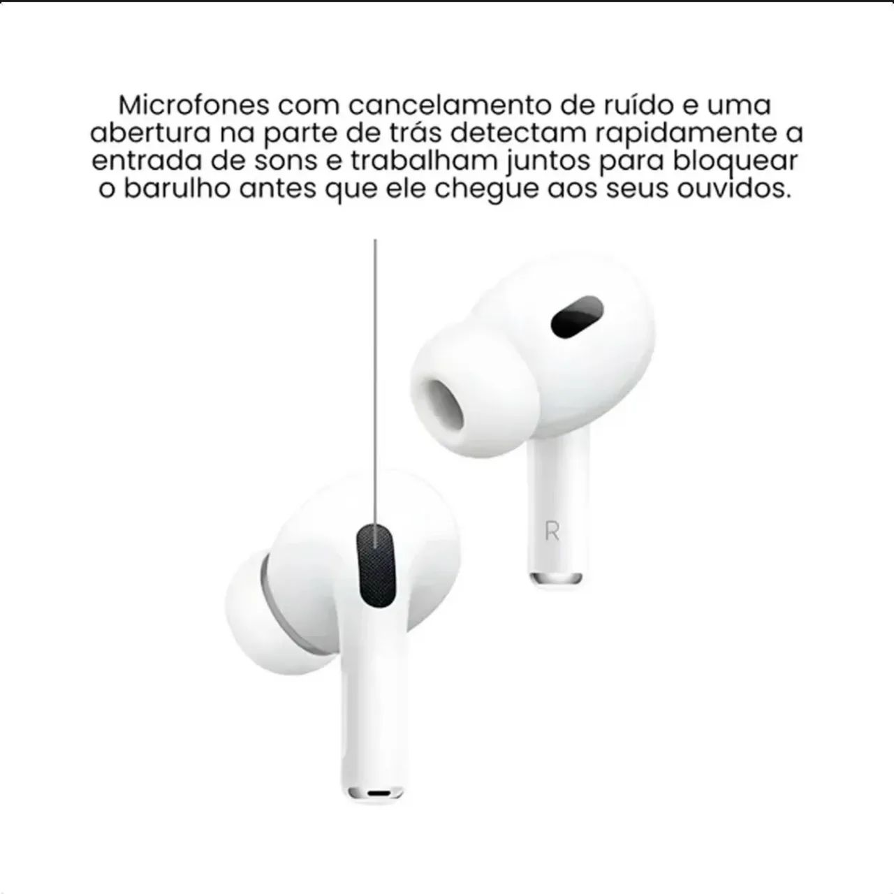 Fone Bluetooth Para Airpods Pro 2 6a Geração Linha Premium Branco