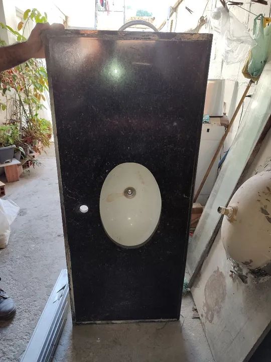 Pia de mármore para banheiro