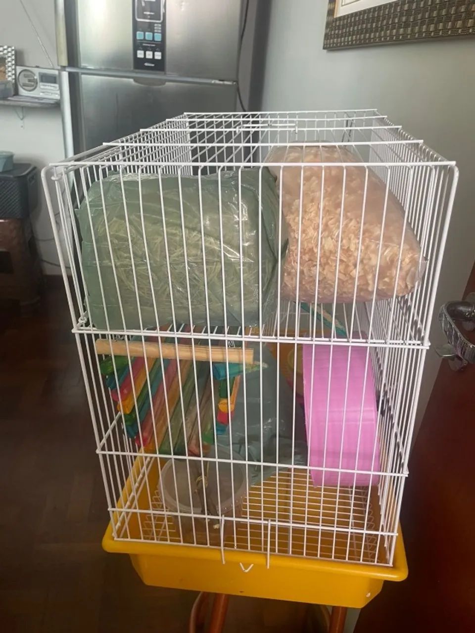 Gaiola e acessórios para Chinchila 