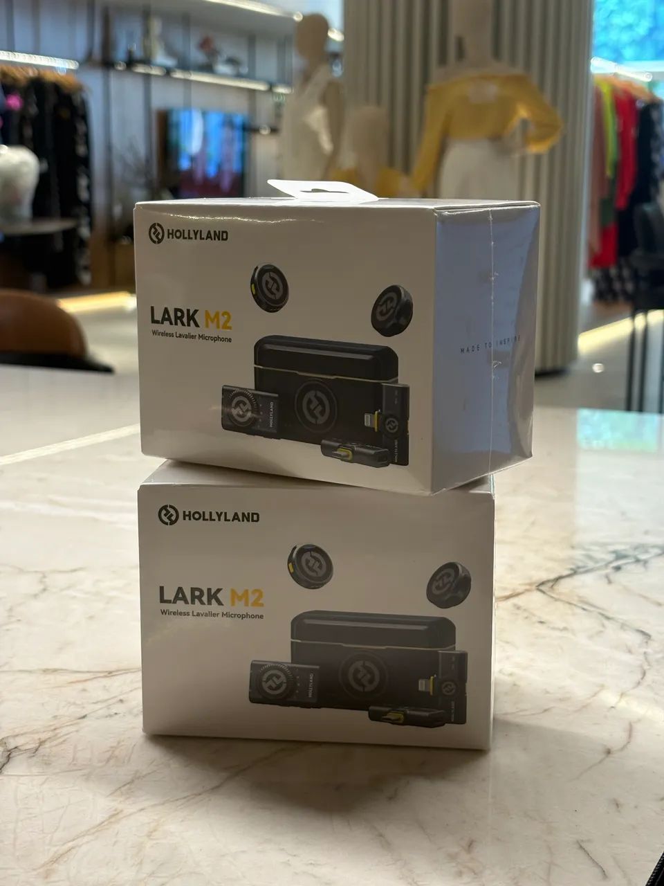 lark M2 ホーリーランド Hollyland Lark M2 Microfone Lapela Sem Fio, Compatível com Android
