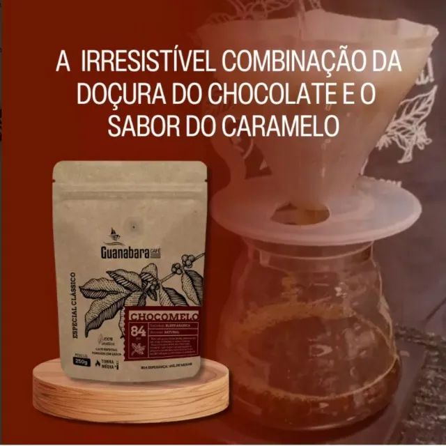 Café Especial Microlote Guanabara Grãos Chocomelo 250 g - Torra Média - Foto 2