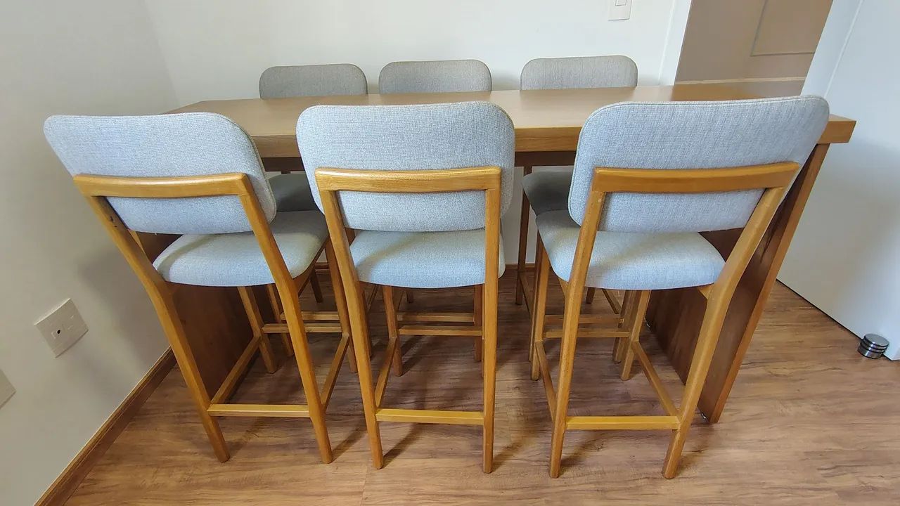 Solid Wood Table with Benches64861632337794122