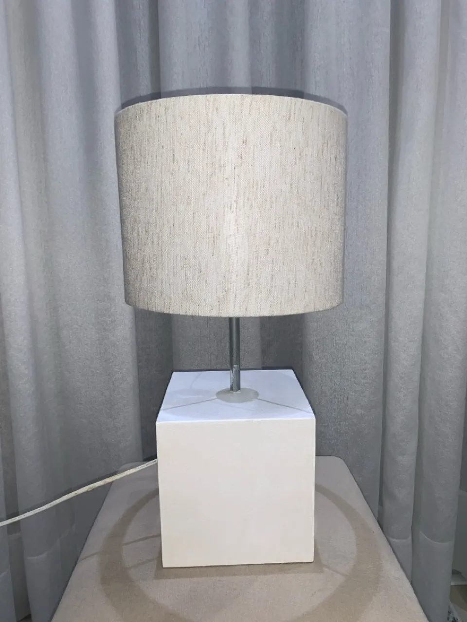 Abajur luminária bege