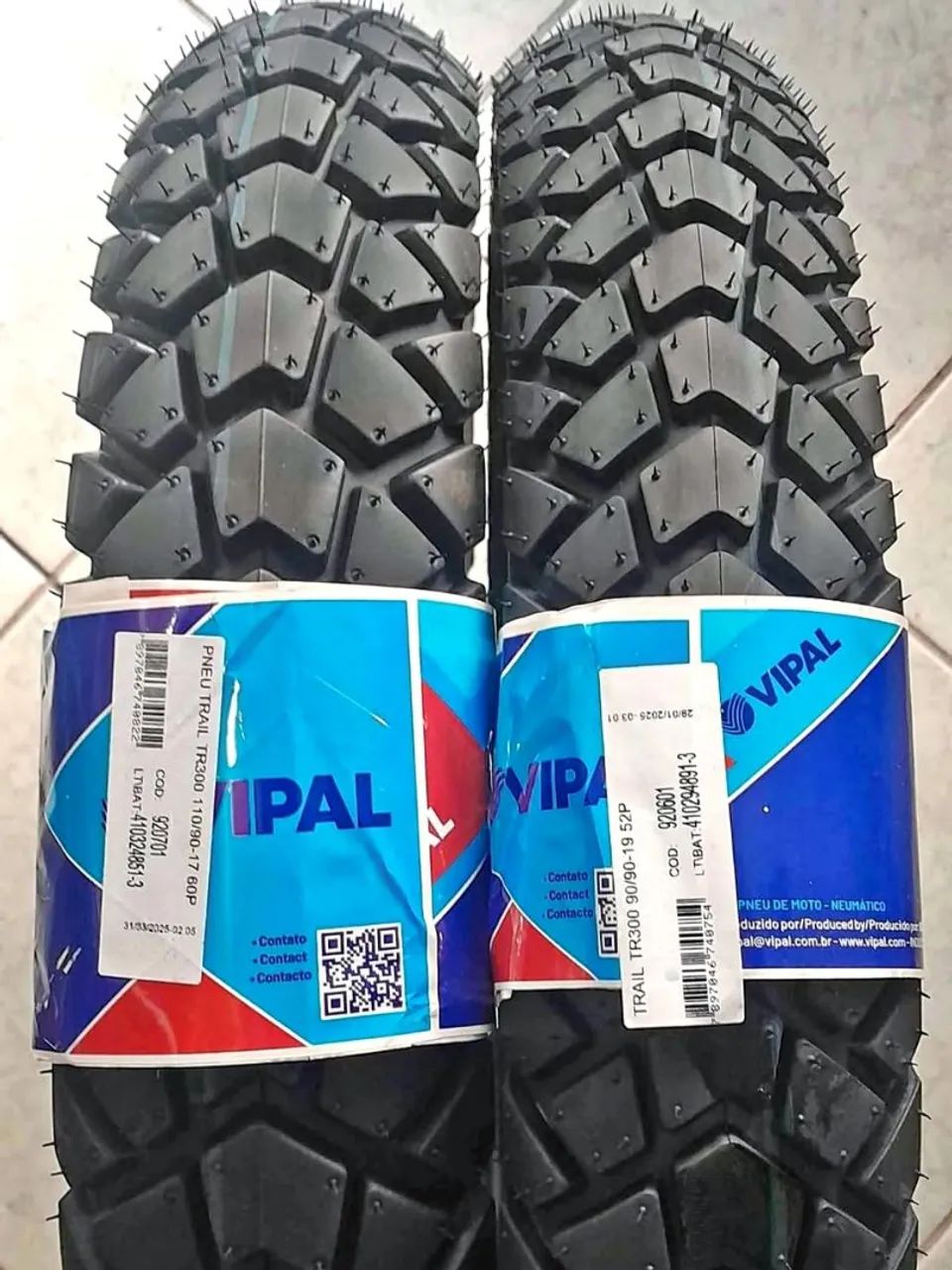 Pneu Traseiro Vipal TR300 Bros 160 Xre190 Xre300 NOVOS