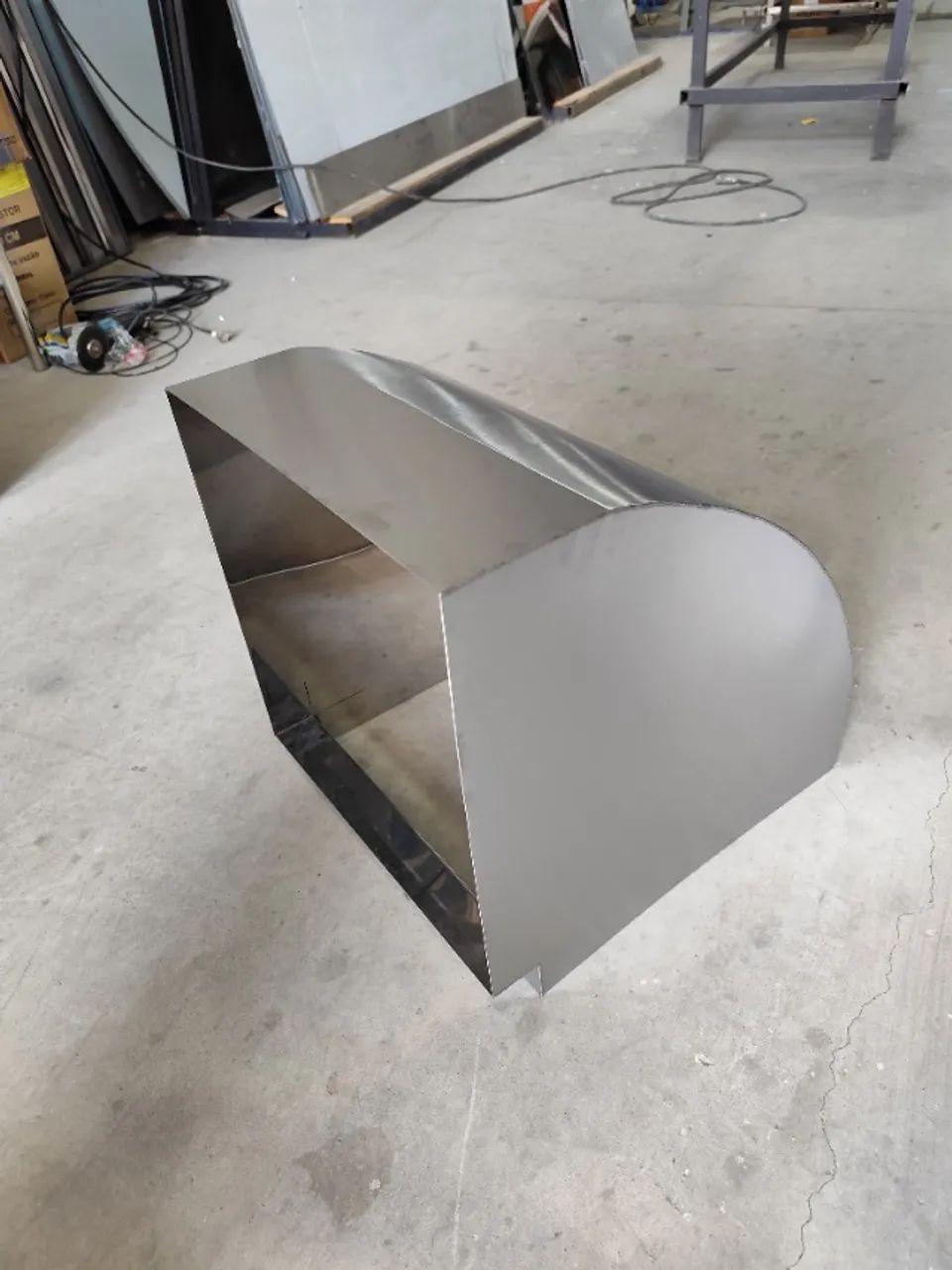 Coifa de parede feita em Aço inox - 1,25m profissional - Foto 4