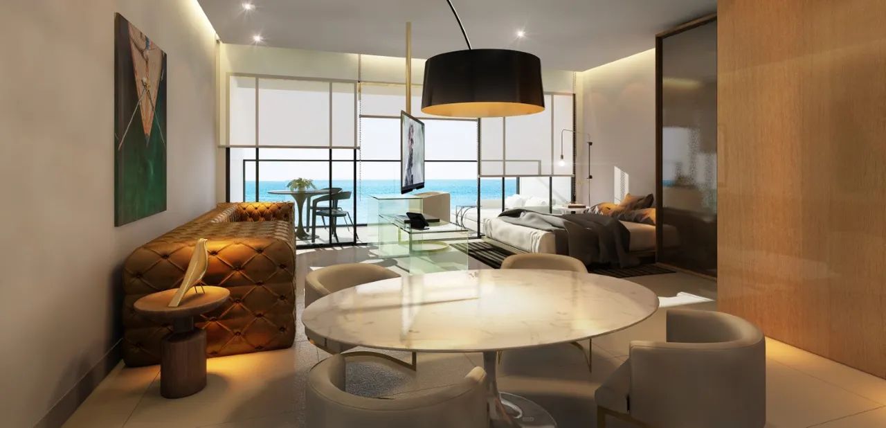 STUDIO com 42m² à beira mar de Cruz das Almas - Maceió - AL