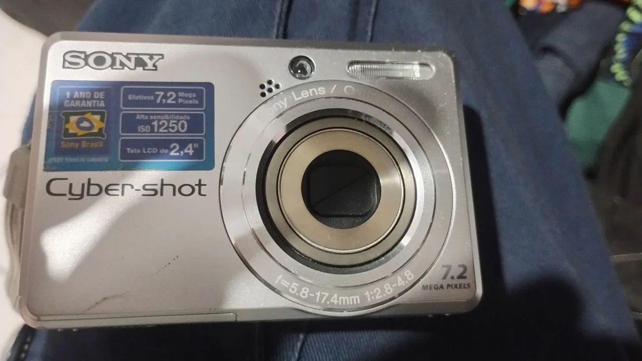 Câmera Digital Sony Cyber-shot 7.2 MP com defeito e a vivitar - Foto 2