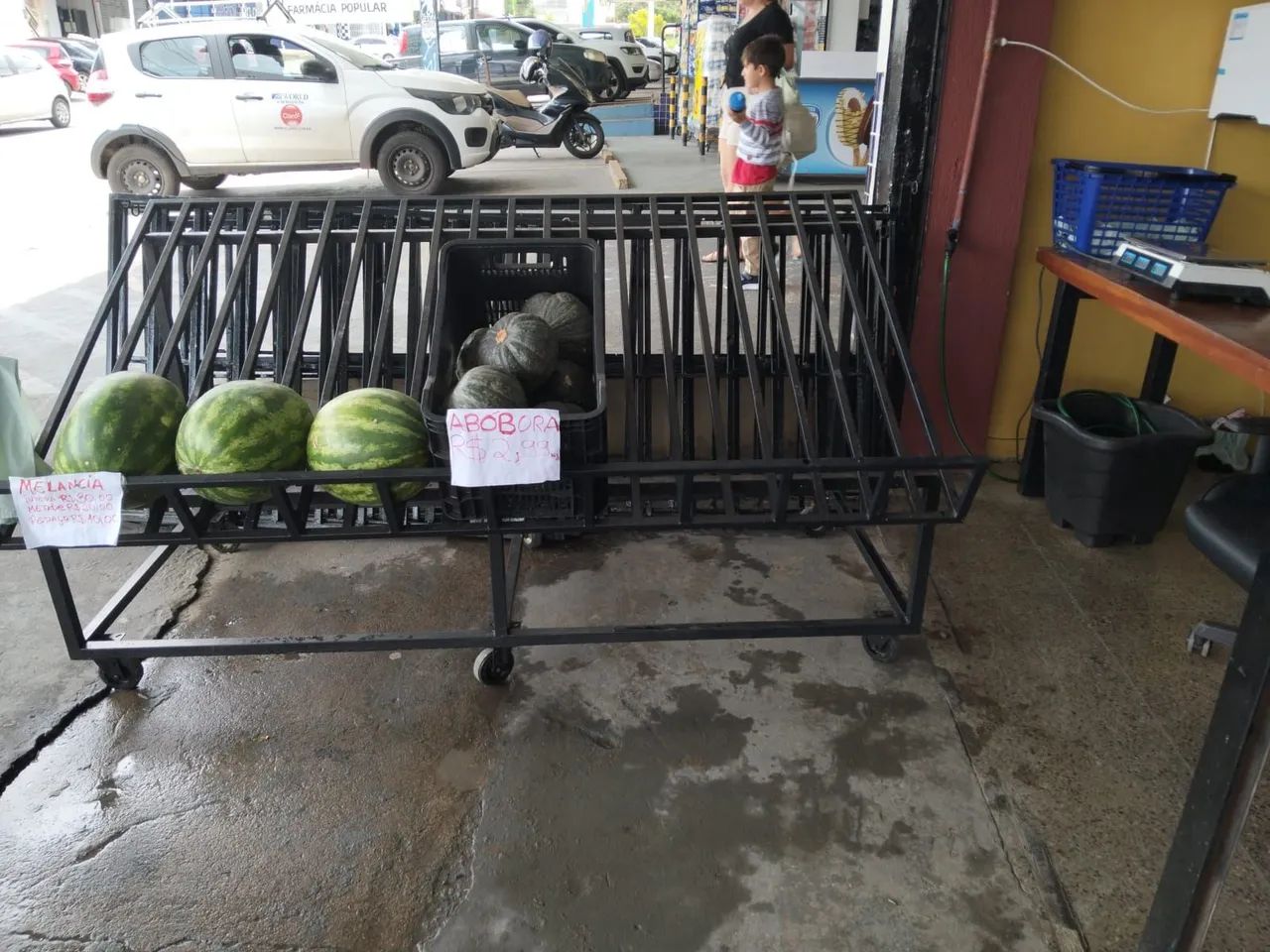 Expositor de verduras 