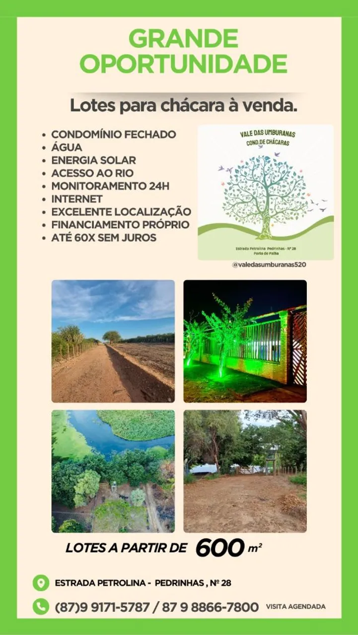 Lotes para Chácara