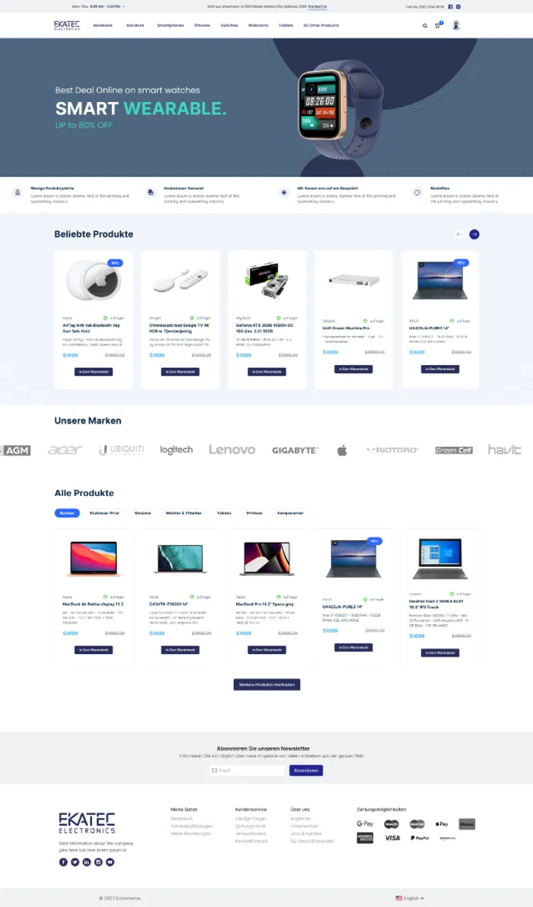 Layouts personalizados