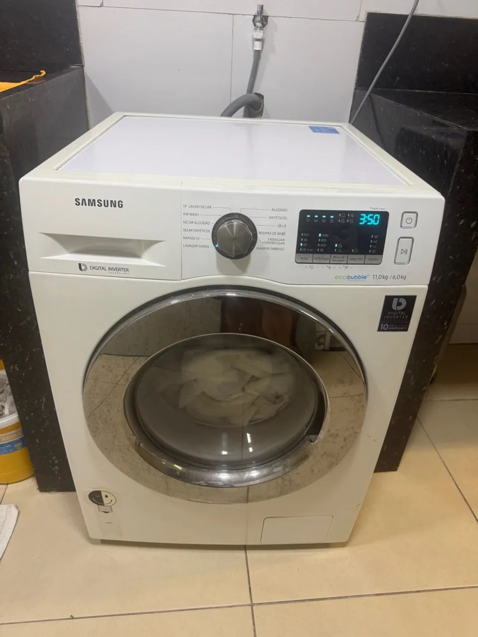 Máquina de Lavar e Secar Samsung 11kg EcoBubble