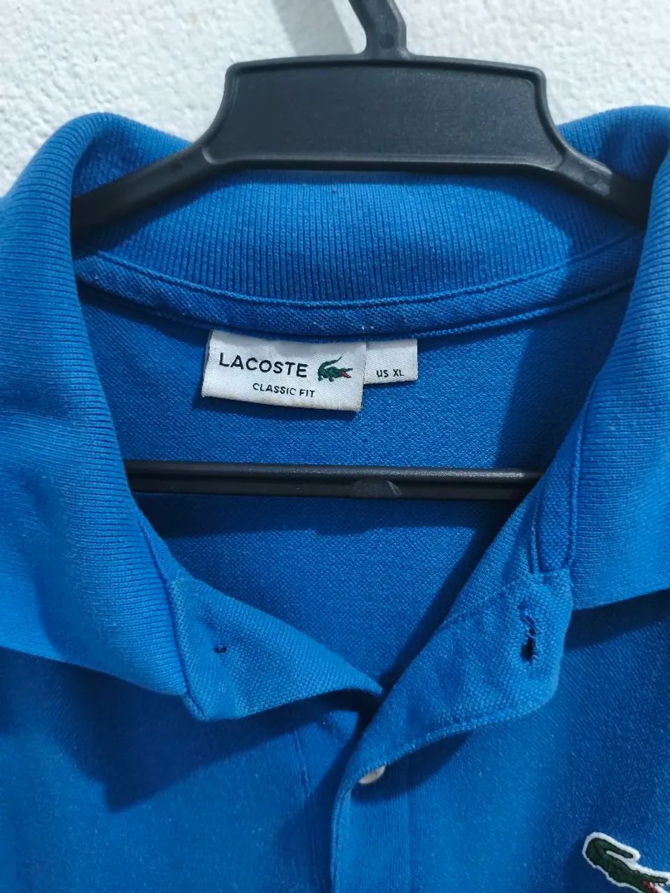Camisa lacoste azul  - Foto 3
