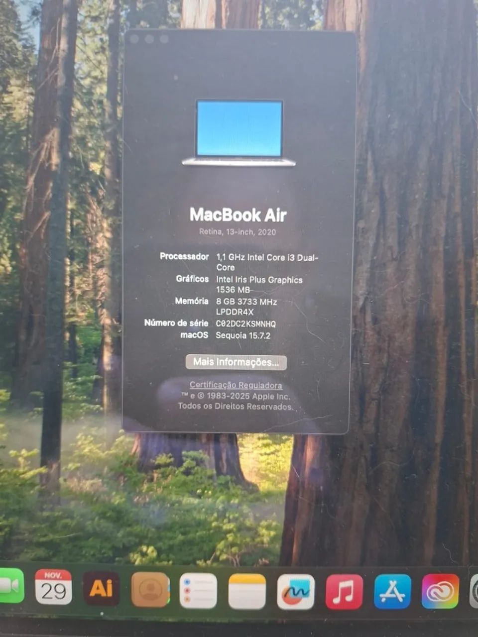 MacBook Air (Retina, 13-inch, 2020) - Perfeito Estado - Notebooks