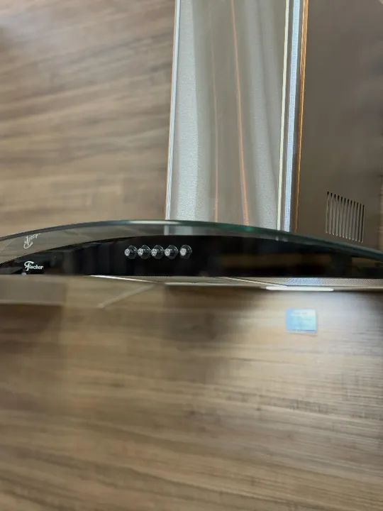 Coifa de Parede Fischer Talent Fit 90cm Inox Vidro 220v Novo