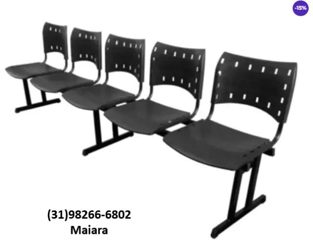 Longarina 5 lugares polipropileno Longarina 5 lugares polipropileno