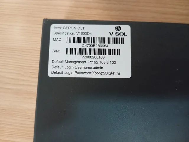 Olt Vsol Epon 4p 64231148766338121