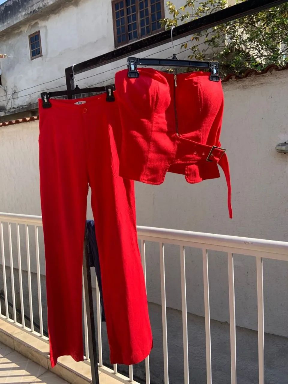 Conjunto Linho Vermelho Papú - Foto 2