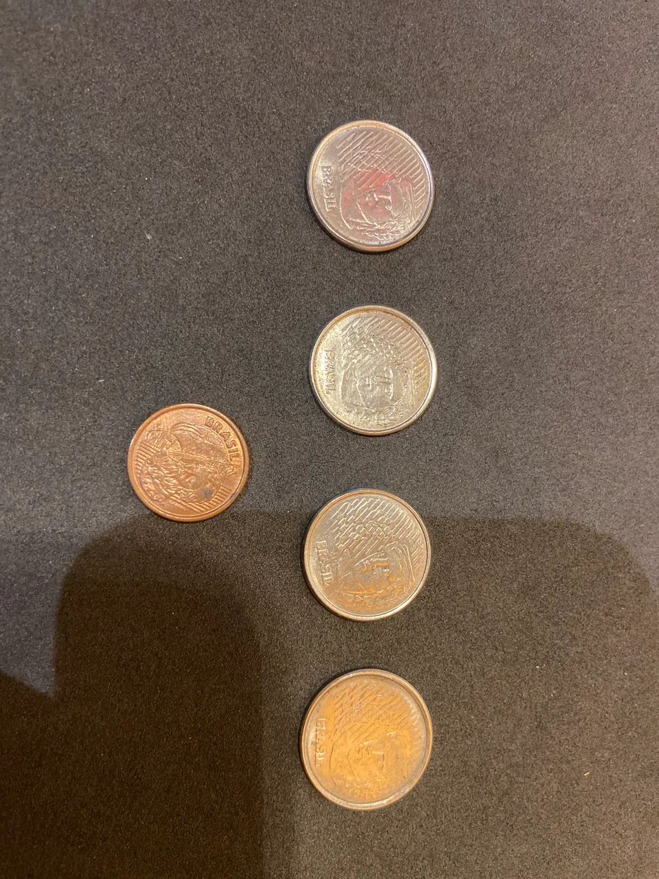 5 Moedas de 1 centavo - Foto 2