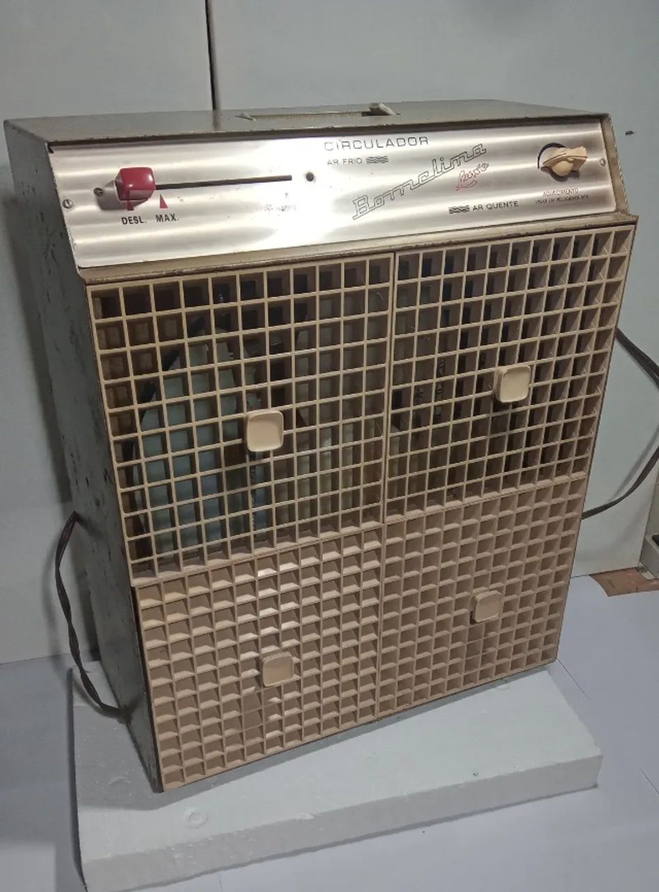 Ventilador Vintage BomClima - (FUNCIONANDO)